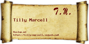 Tilly Marcell névjegykártya