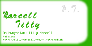 marcell tilly business card